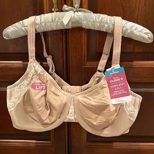Underwire, unlined, lift bra - brand new!